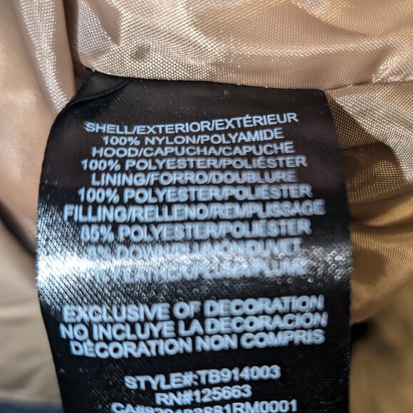 TAHARI Down Fill Coat Jacket Womens Size XL - Picture 6 of 6